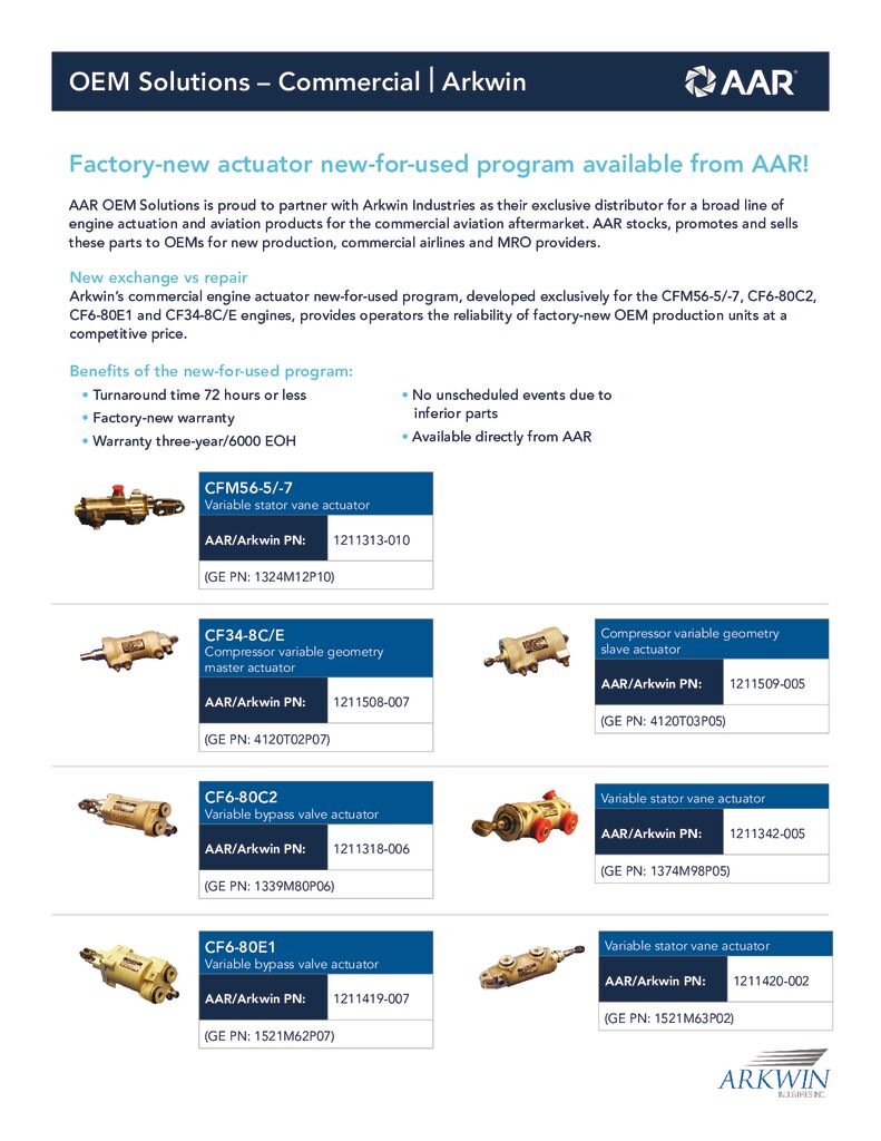 Exchanges Arkwin Industries